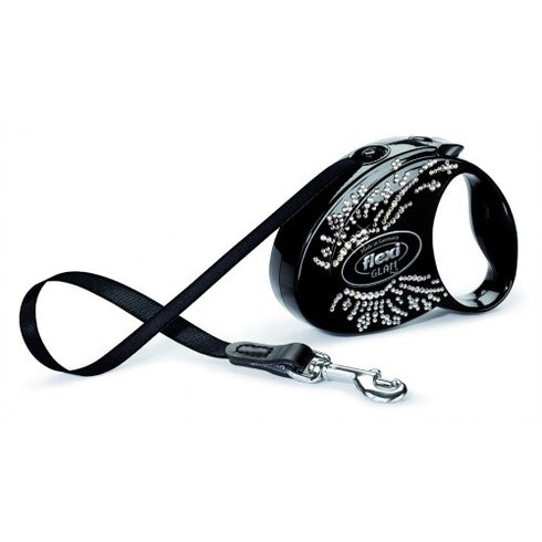 Lesa Flexi Glam S Onyx Wings cu Cristale Swarovski Negra